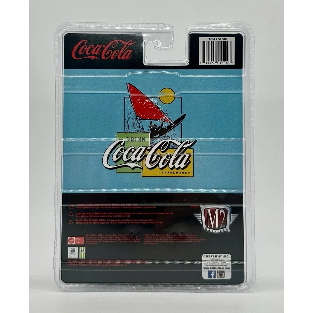 M2 Machines Coca-Cola 1960 VW Delivery Van NMD01 Surf Van 1:64 NEW